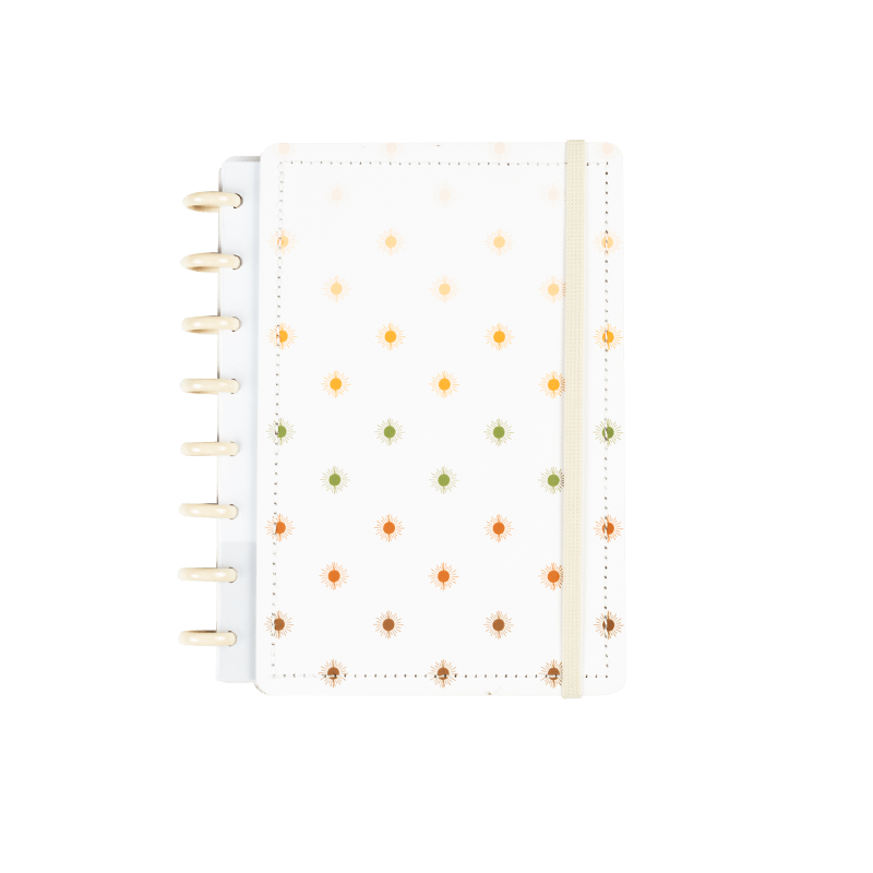 CADERNO DE DISCO MAGNOLIA BOHO DEGRADE SOLAR P
