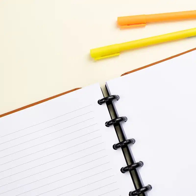 CADERNO DE DISCO MAGNOLIA BOHO CARAMELO G - Magnolia Iguatemi Esplanada