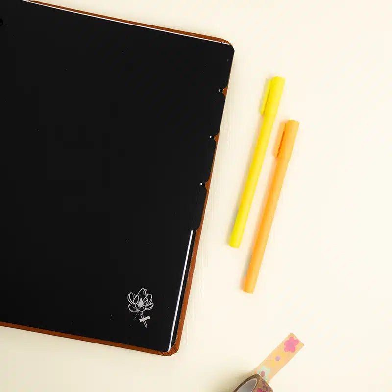 CADERNO DE DISCO MAGNOLIA BOHO CARAMELO G - Magnolia Iguatemi Esplanada