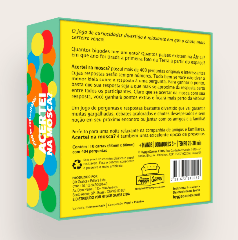 JOGOS DE CARTAS HYGGE ACERTEI NA MOSCA - Magnolia Iguatemi Esplanada