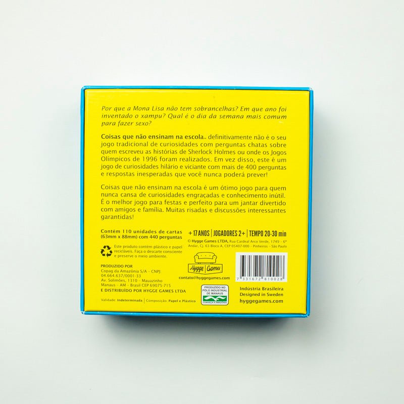 JOGOS DE CARTAS HYGGE COISAS QUE NAO ENSINAM NA ESCOLA - Magnolia Iguatemi Esplanada