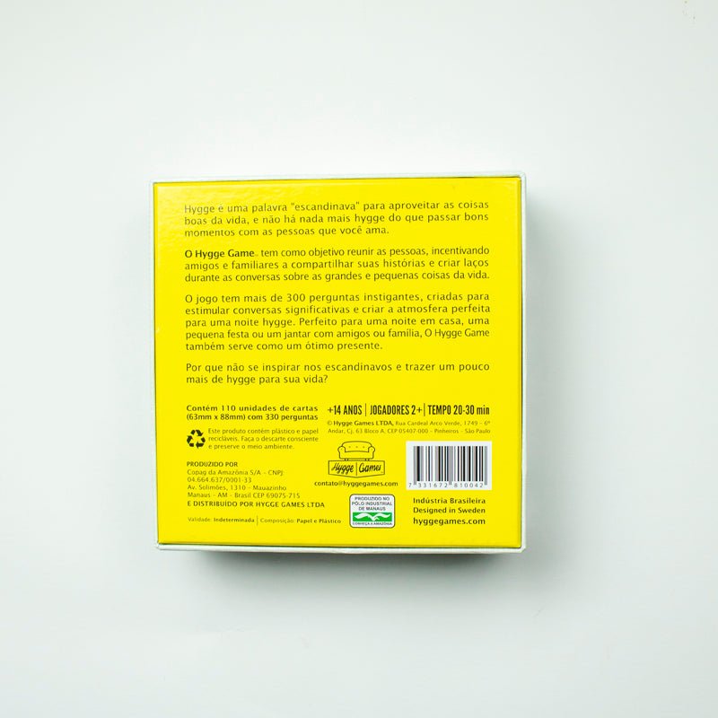 JOGOS DE CARTAS HYGGE O HYGGE GAME - Magnolia Iguatemi Esplanada