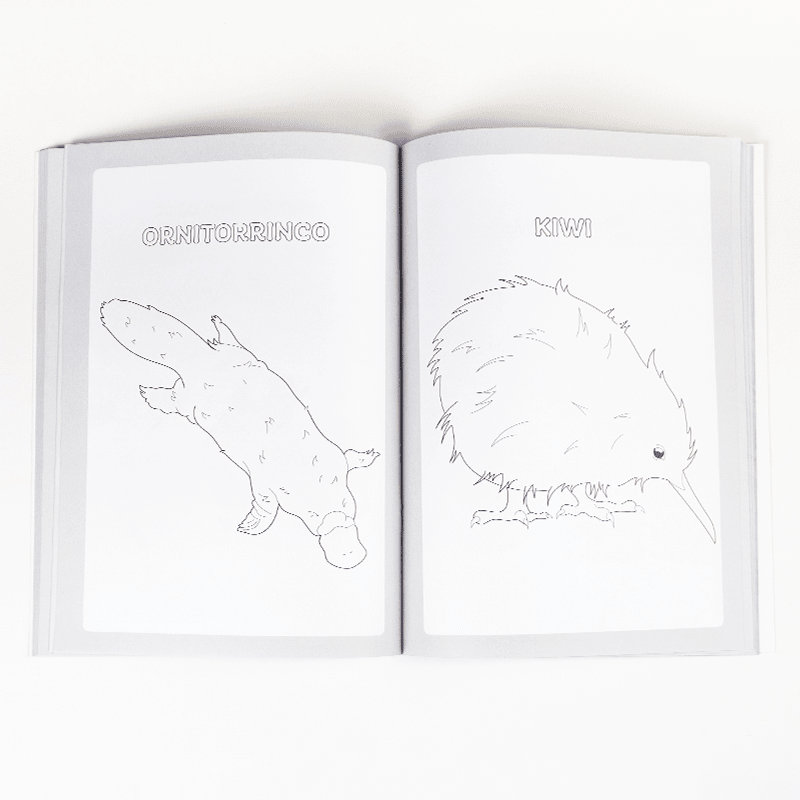 LIVRO DE COLORIR MAGNOLIA COLORIR MUNDO ANIMAL - Magnolia Iguatemi Esplanada