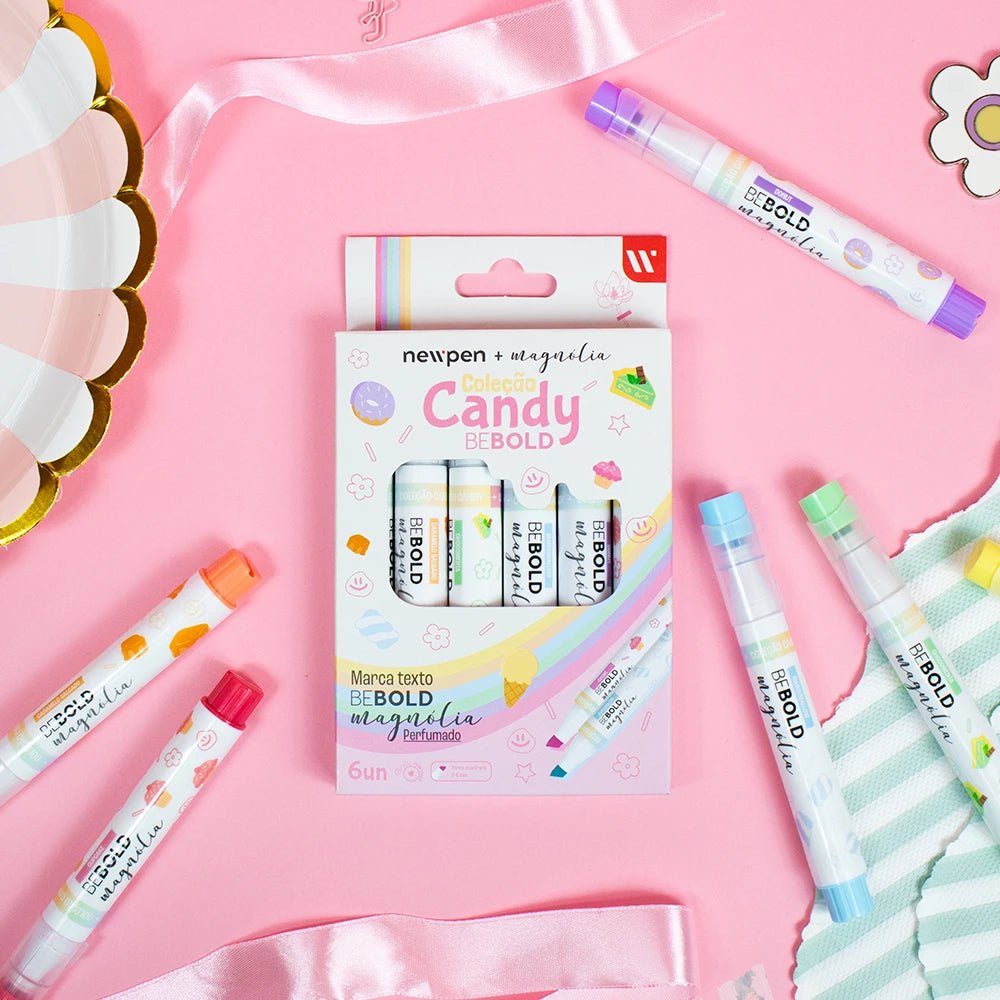 MARCA TEXTO NEWPEN BEBOLD CANDY EDITION C/6 - Magnolia Iguatemi Esplanada