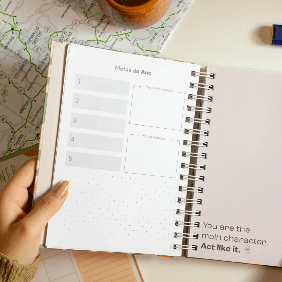 PLANNER CLASSIC 2026 MAGNOLIA BOHO TRACOS - Magnolia Iguatemi Esplanada