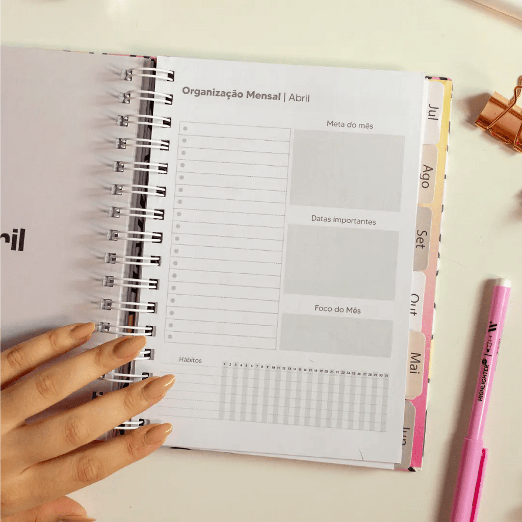 PLANNER CLASSIC 2026 MAGNOLIA CANDY HAPPY - Magnolia Iguatemi Esplanada