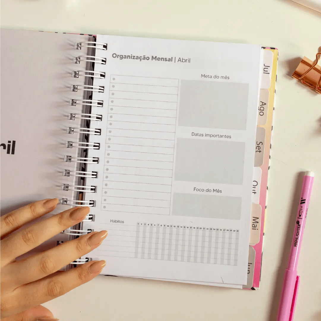 PLANNER CLASSIC 2026 MAGNOLIA CANDY HAPPY - Magnolia Iguatemi Esplanada