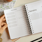 PLANNER DIARIO 2026 MAGNOLIA BOHO DOBRADURA - Magnolia Iguatemi Esplanada