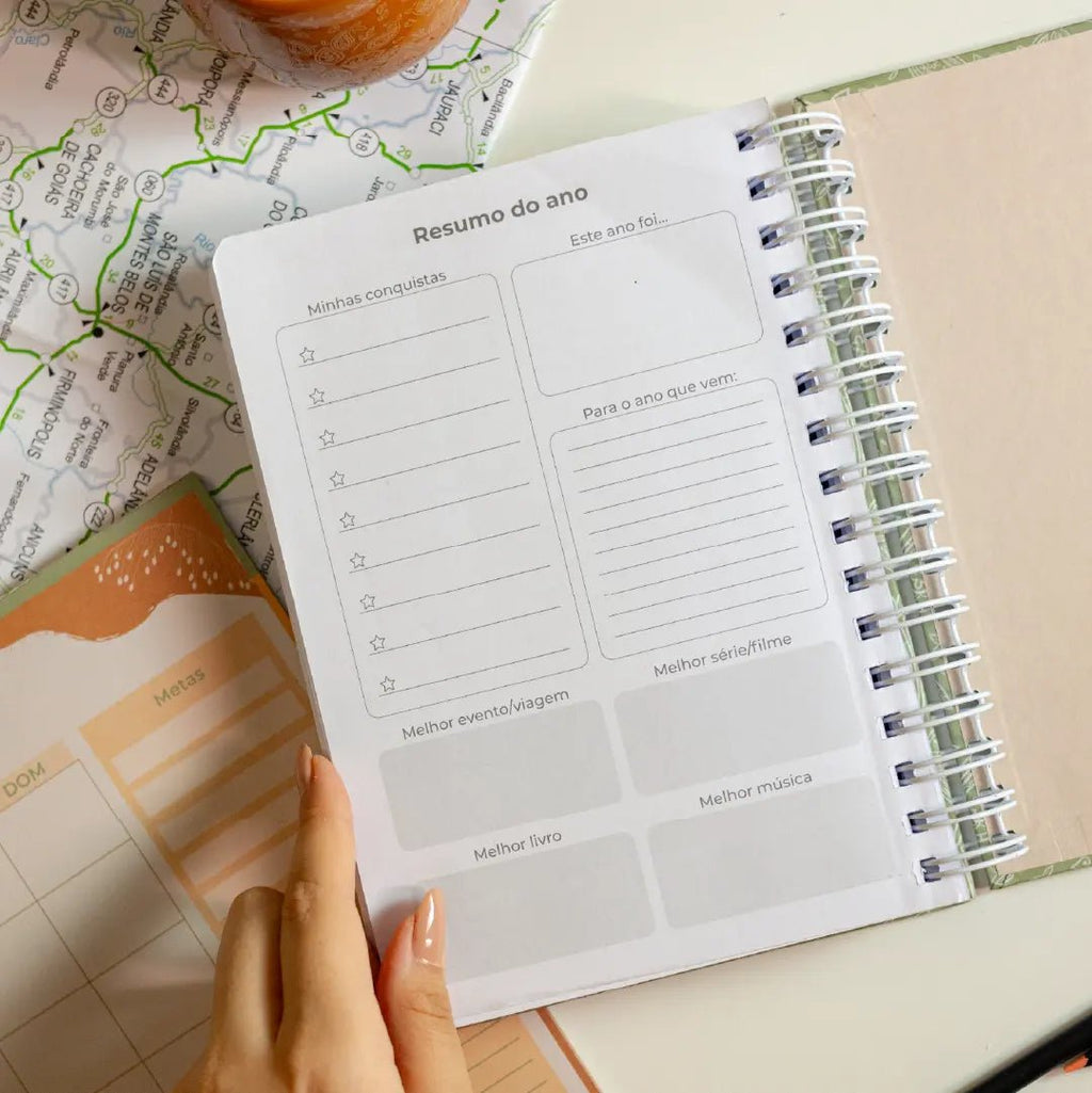 PLANNER DIARIO 2026 MAGNOLIA BOHO DOBRADURA - Magnolia Iguatemi Esplanada