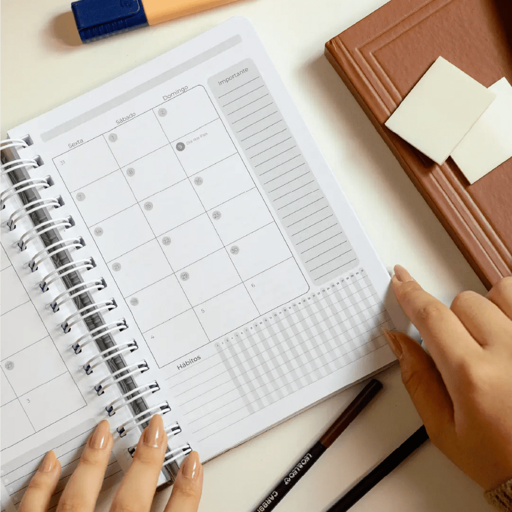 PLANNER DIARIO 2026 MAGNOLIA BOHO DOBRADURA - Magnolia Iguatemi Esplanada