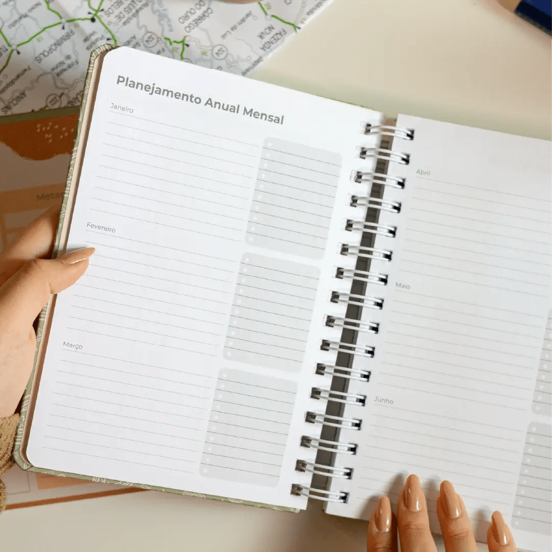 PLANNER DIARIO 2026 MAGNOLIA BOHO DOBRADURA - Magnolia Iguatemi Esplanada
