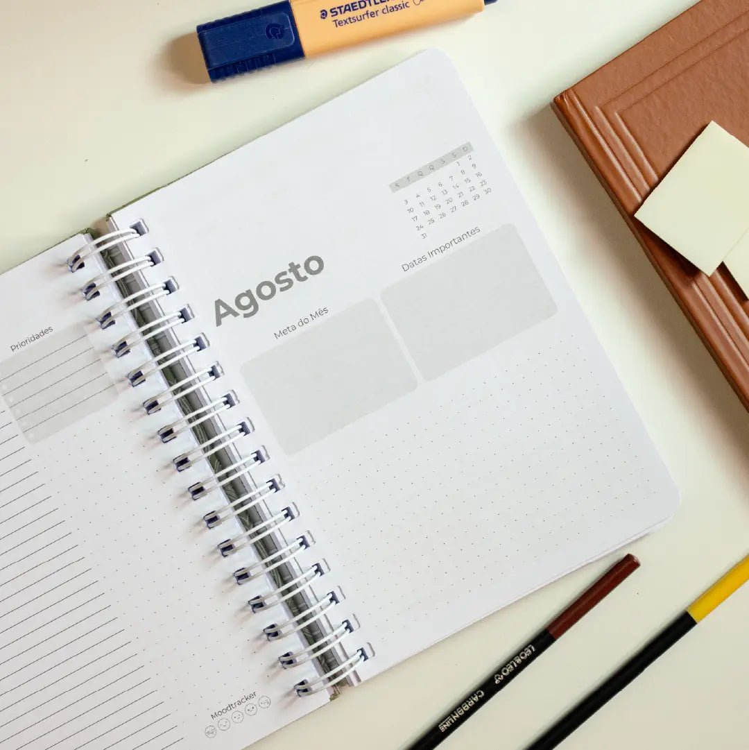 PLANNER DIARIO 2026 MAGNOLIA BOHO DOBRADURA - Magnolia Iguatemi Esplanada