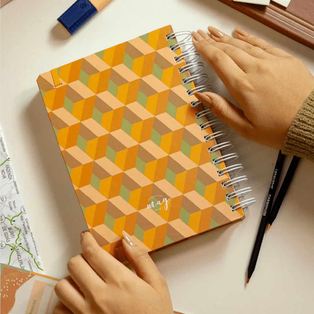 PLANNER DIARIO 2026 MAGNOLIA BOHO DOBRADURA - Magnolia Iguatemi Esplanada