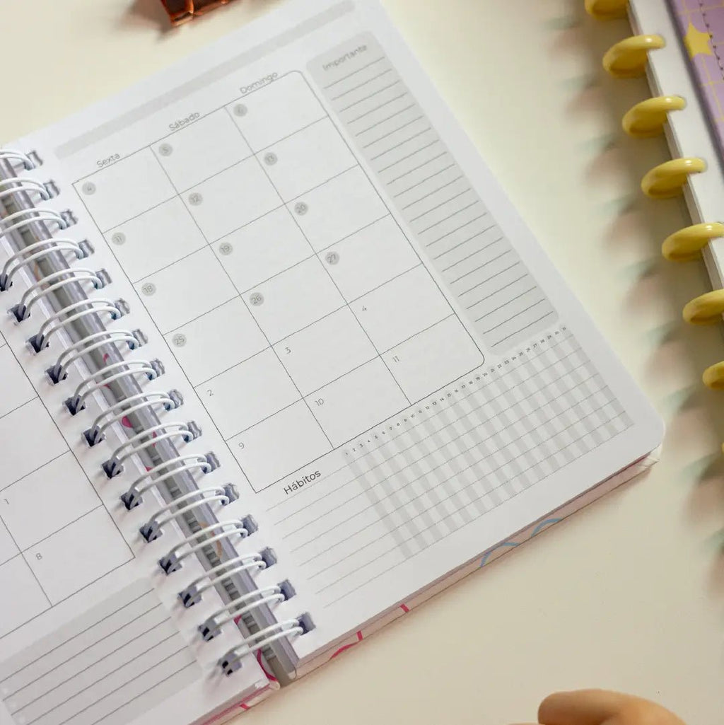 PLANNER DIARIO 2026 MAGNOLIA CANDY FLOWERS - Magnolia Iguatemi Esplanada