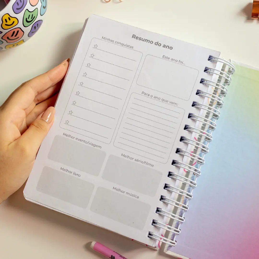 PLANNER DIARIO 2026 MAGNOLIA CANDY FLOWERS - Magnolia Iguatemi Esplanada