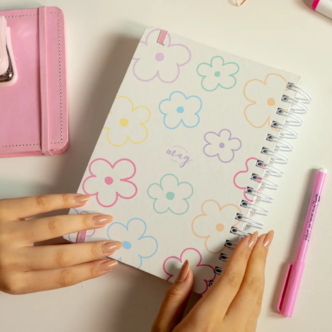 PLANNER DIARIO 2026 MAGNOLIA CANDY FLOWERS - Magnolia Iguatemi Esplanada