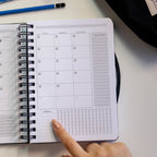 PLANNER DIARIO 2026 MAGNOLIA CONCRETO BLACK - Magnolia Iguatemi Esplanada