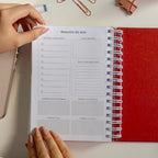 PLANNER DIARIO 2026 MAGNOLIA LOVE RED - Magnolia Iguatemi Esplanada