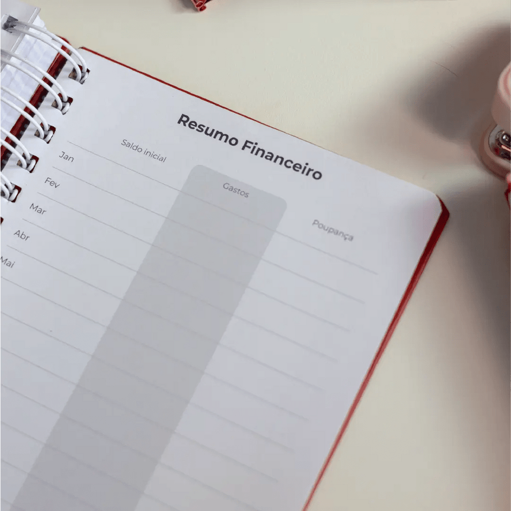 PLANNER DIARIO 2026 MAGNOLIA LOVE RED - Magnolia Iguatemi Esplanada