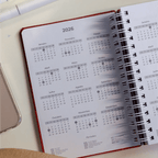 PLANNER DIARIO 2026 MAGNOLIA LOVE RED - Magnolia Iguatemi Esplanada