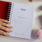 PLANNER DIARIO 2026 MAGNOLIA LOVE RED - Magnolia Iguatemi Esplanada