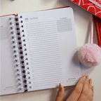 PLANNER DIARIO 2026 MAGNOLIA LOVE RED - Magnolia Iguatemi Esplanada