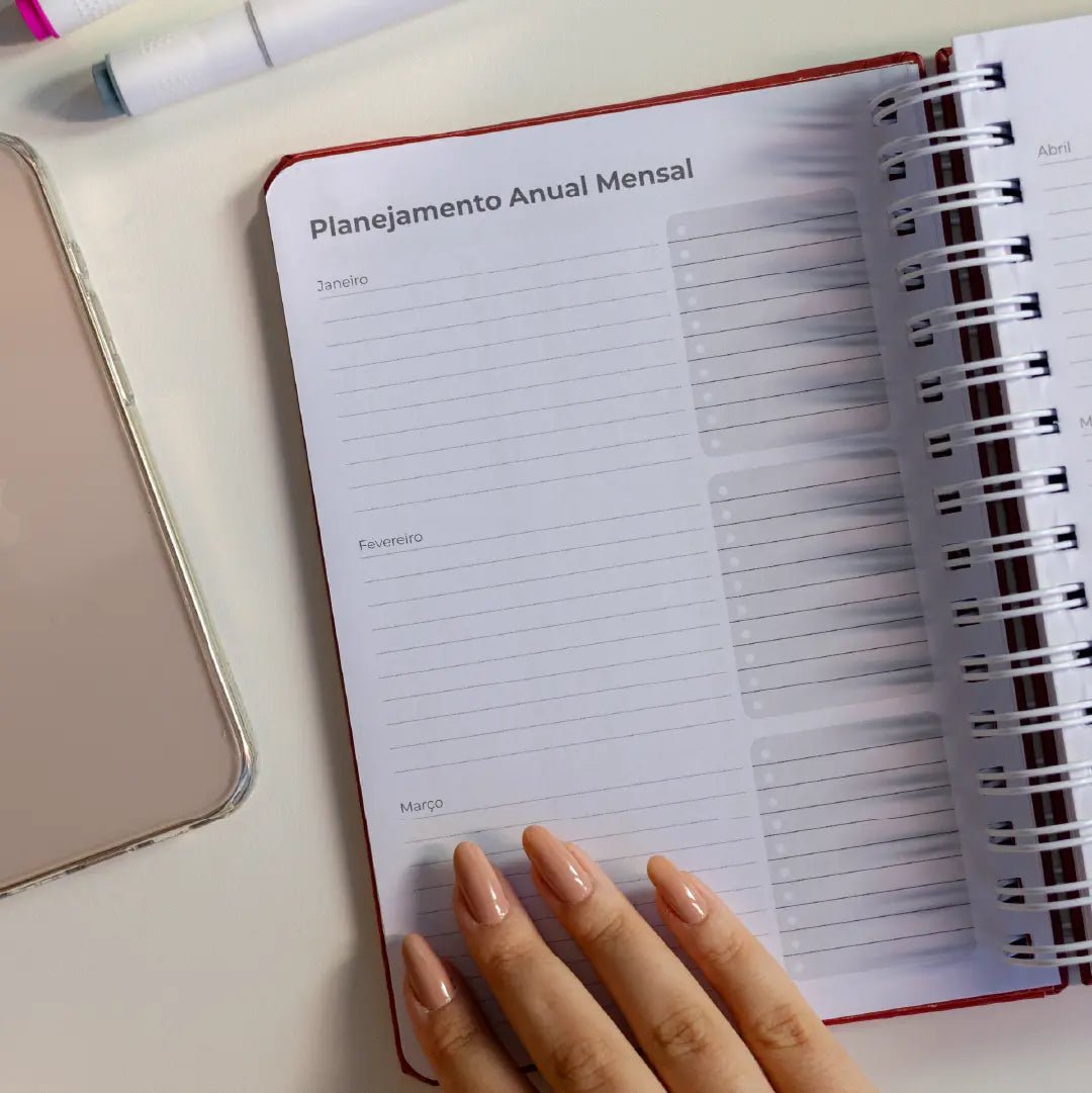 PLANNER DIARIO 2026 MAGNOLIA LOVE RED - Magnolia Iguatemi Esplanada