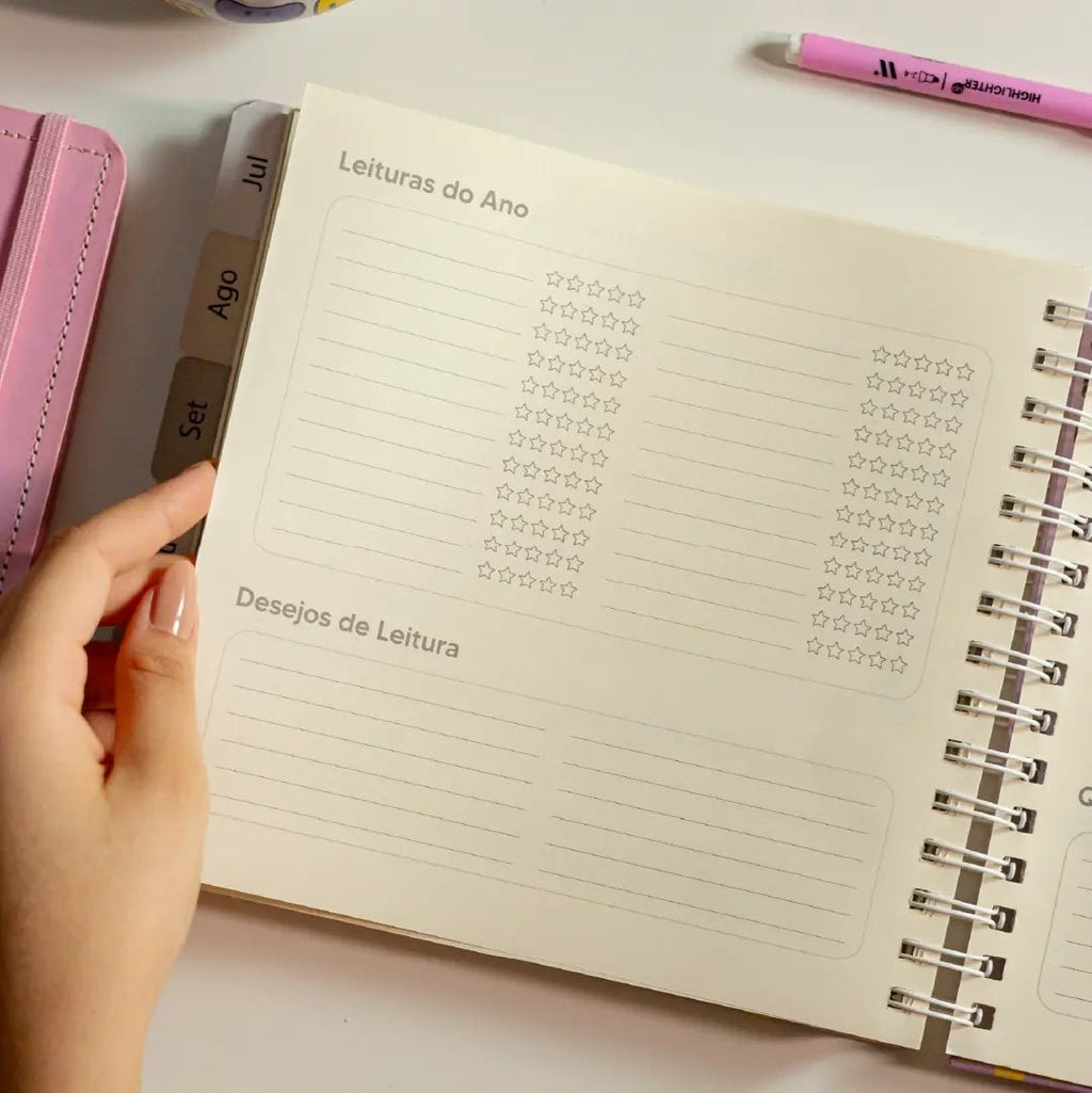 PLANNER LIFE 2026 MAGNOLIA CANDY GRID STARS - Magnolia Iguatemi Esplanada