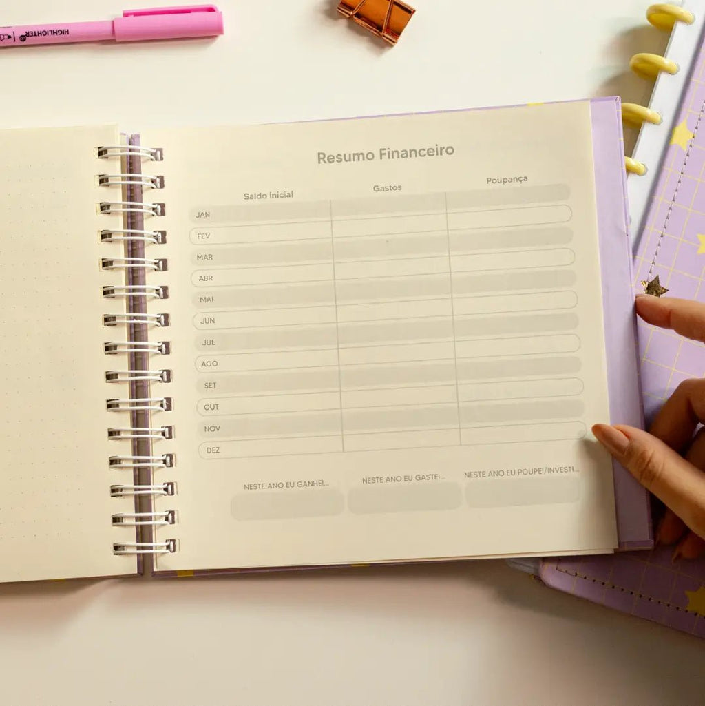 PLANNER LIFE 2026 MAGNOLIA CANDY GRID STARS - Magnolia Iguatemi Esplanada