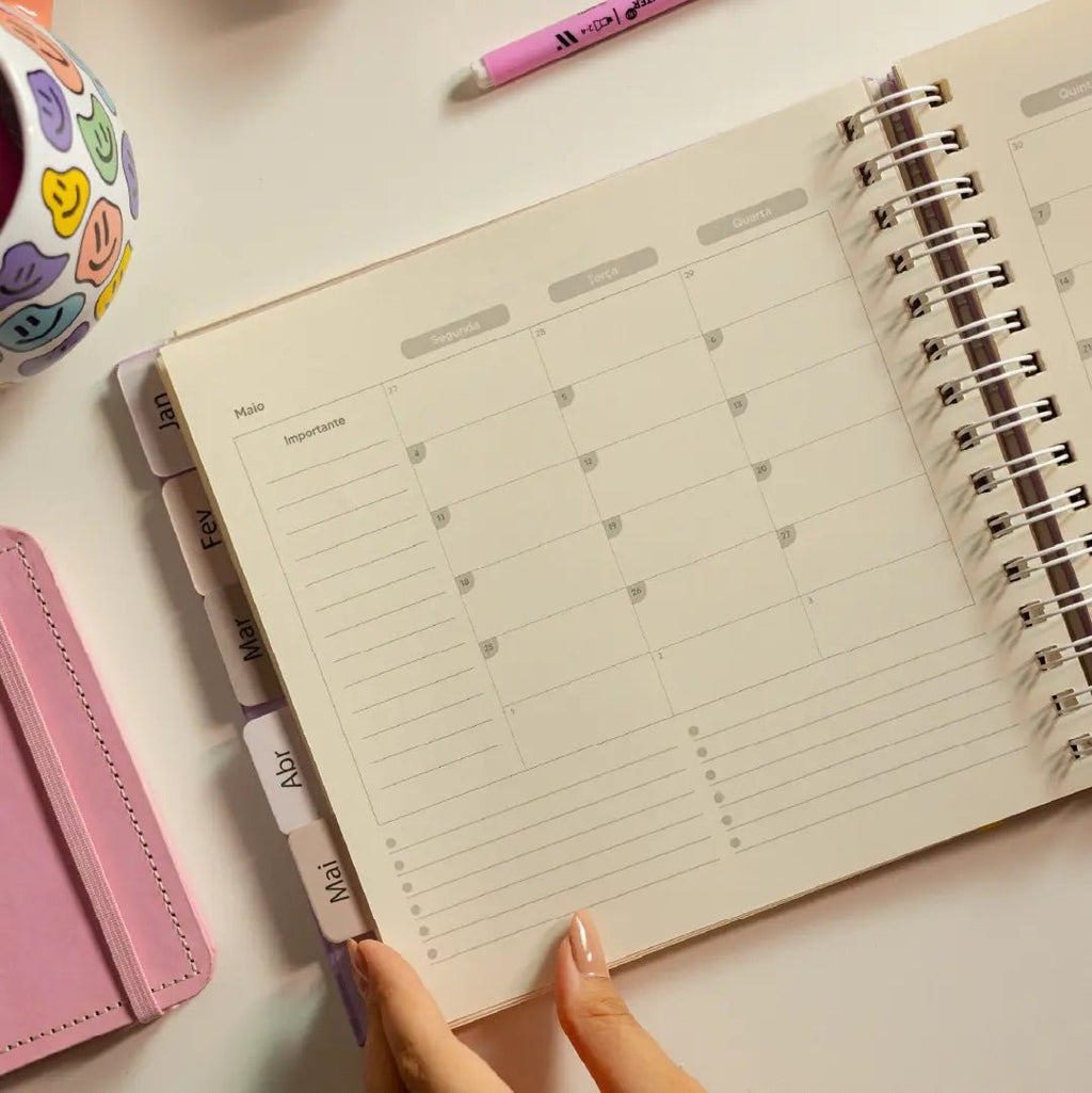 PLANNER LIFE 2026 MAGNOLIA CANDY GRID STARS - Magnolia Iguatemi Esplanada