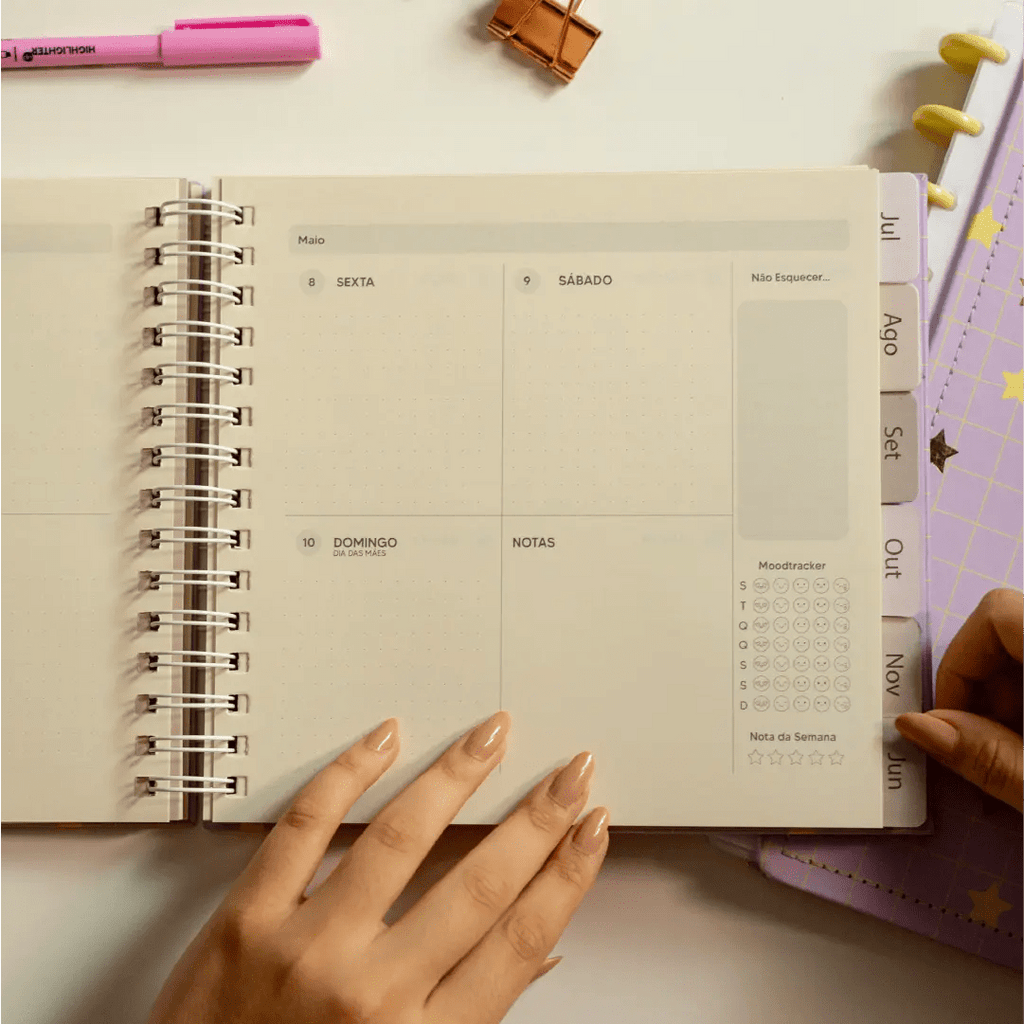 PLANNER LIFE 2026 MAGNOLIA CANDY GRID STARS - Magnolia Iguatemi Esplanada
