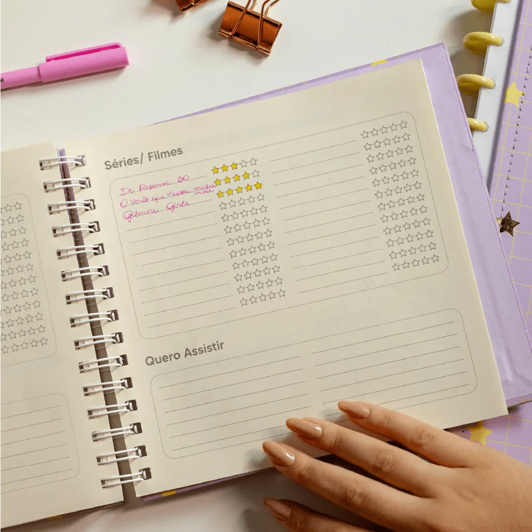 PLANNER LIFE 2026 MAGNOLIA CANDY GRID STARS - Magnolia Iguatemi Esplanada