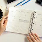 PLANNER LIFE 2026 MAGNOLIA CONCRETO SIMETRIA CIMENTO - Magnolia Iguatemi Esplanada