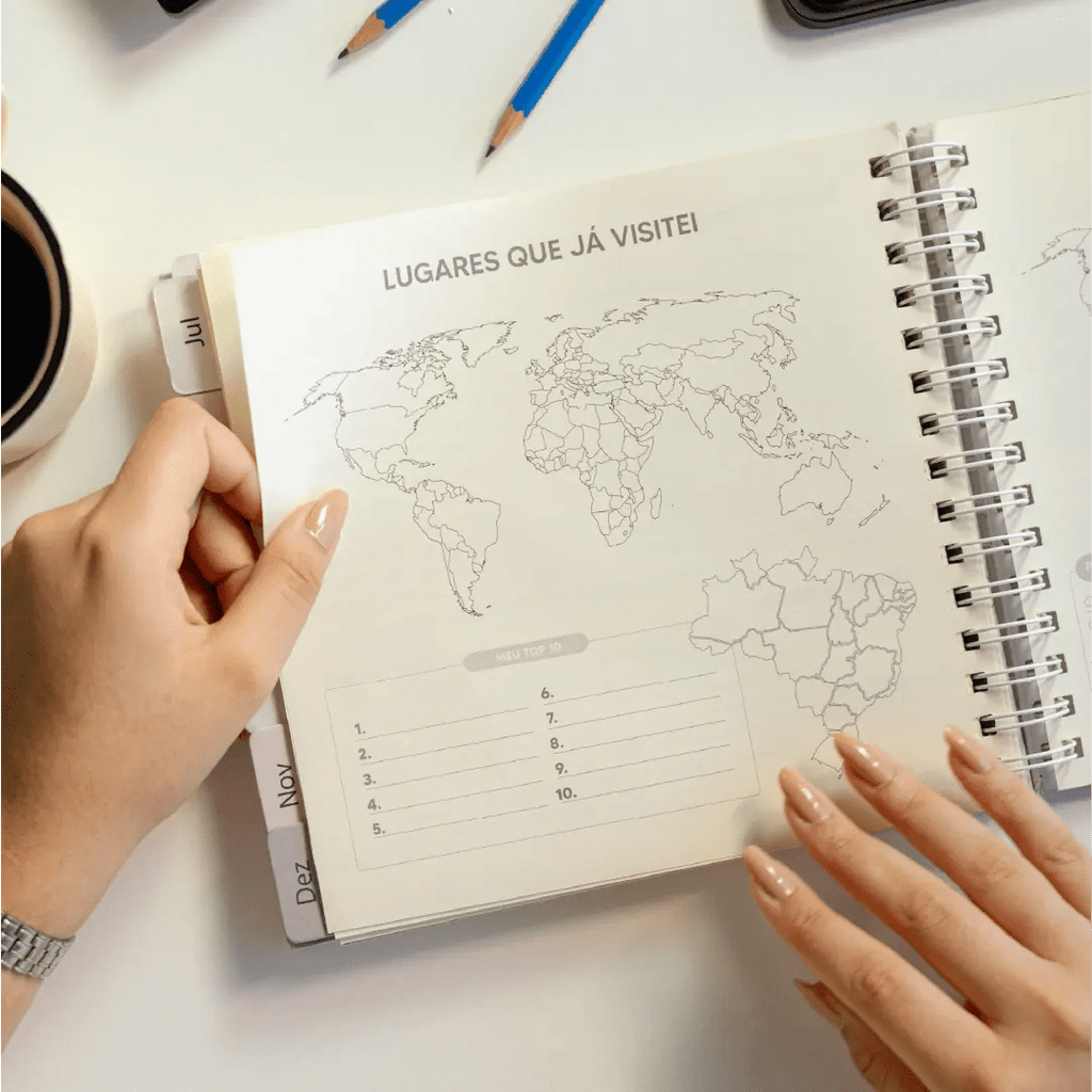 PLANNER LIFE 2026 MAGNOLIA CONCRETO SIMETRIA CIMENTO - Magnolia Iguatemi Esplanada