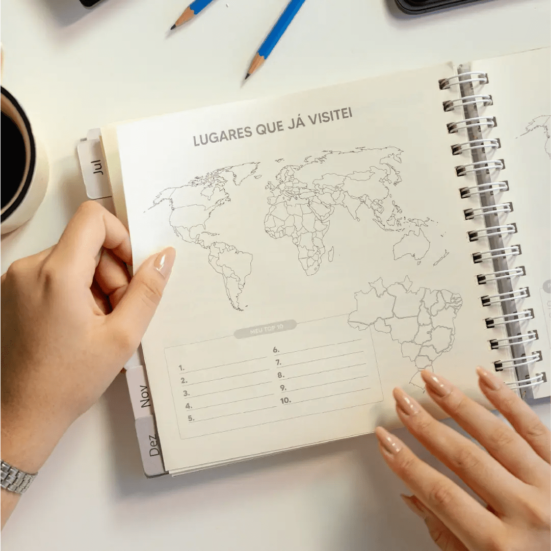 PLANNER LIFE 2026 MAGNOLIA CONCRETO SIMETRIA CIMENTO - Magnolia Iguatemi Esplanada