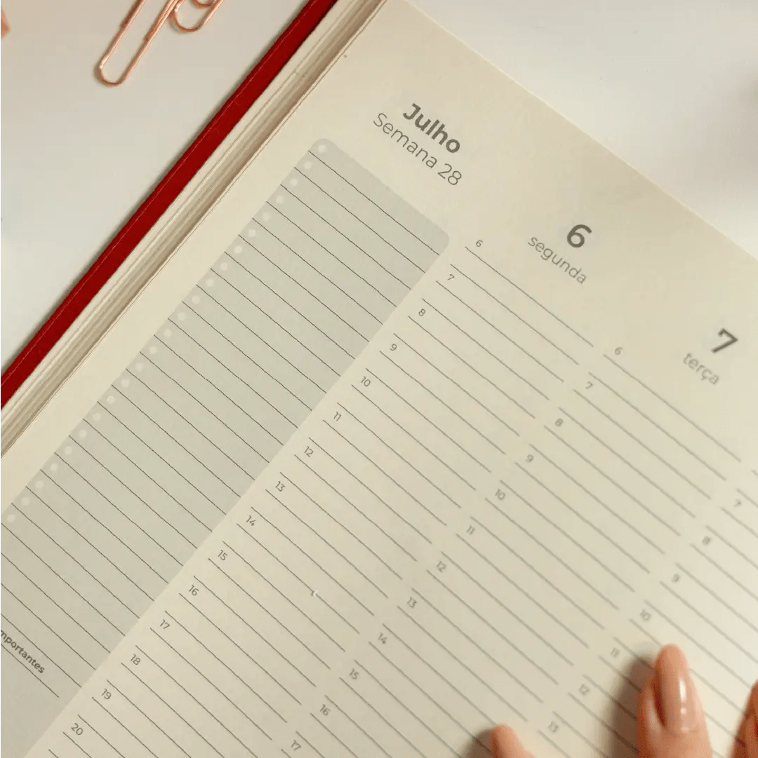 PLANNER OFFICE 2026 MAGNOLIA LOVE VERMELHO - Magnolia Iguatemi Esplanada