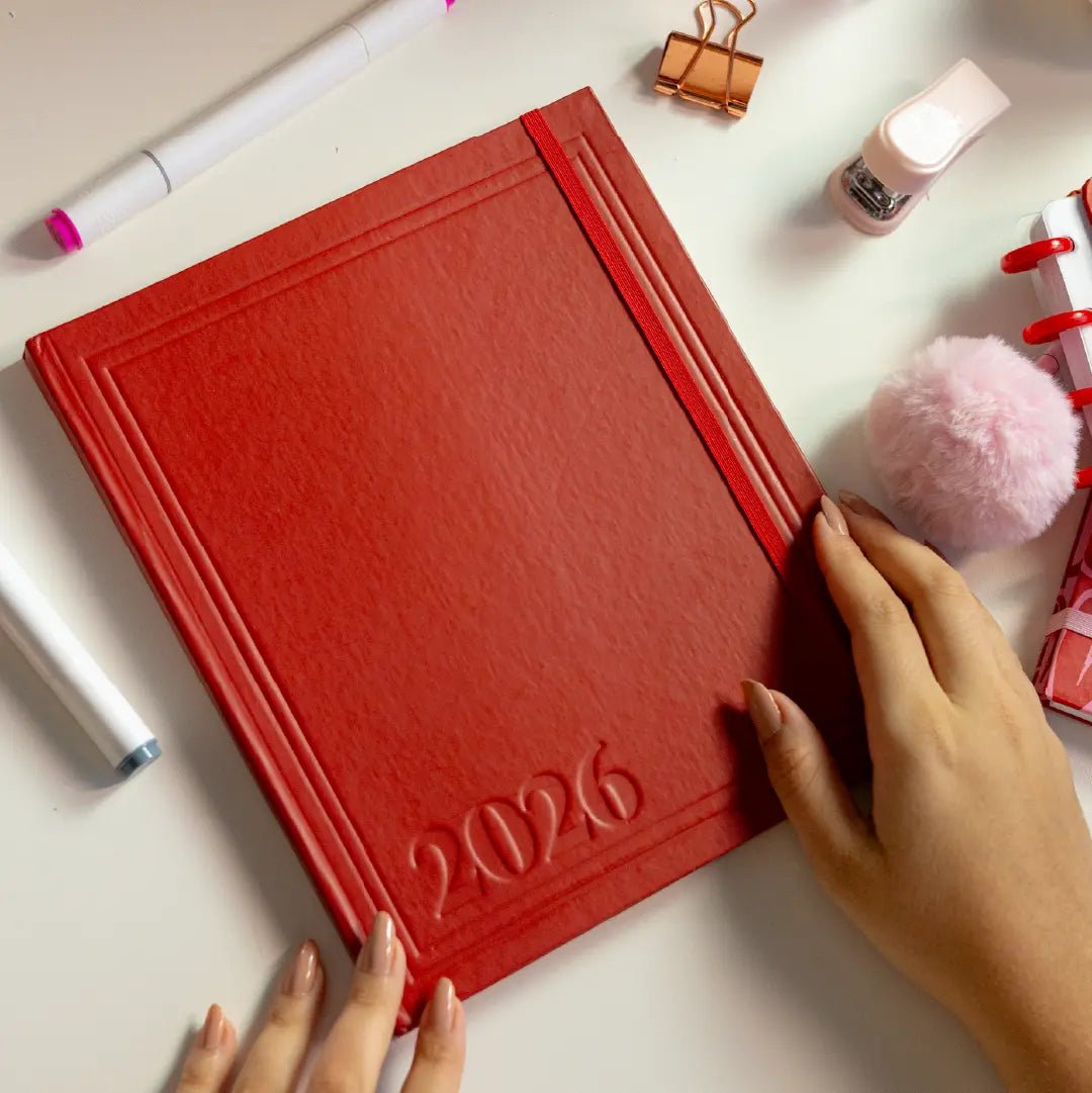 PLANNER OFFICE 2026 MAGNOLIA LOVE VERMELHO - Magnolia Iguatemi Esplanada