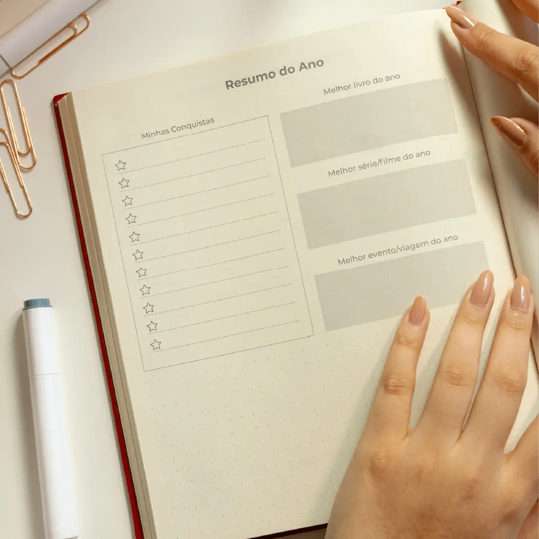 PLANNER OFFICE 2026 MAGNOLIA LOVE VERMELHO - Magnolia Iguatemi Esplanada