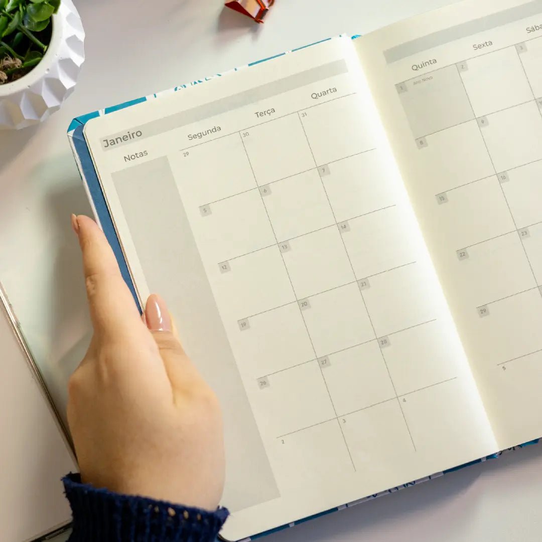 PLANNER SLIM 2026 MAGNOLIA MON AMOUR SEASTAR - Magnolia Iguatemi Esplanada