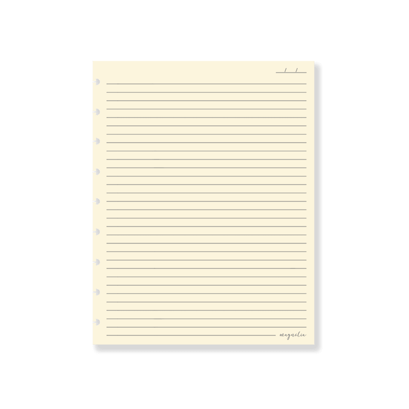 REFIL CADERNO DE DISCO MAGNOLIA PAUT POLEN M 30 FL - Magnolia Iguatemi Esplanada