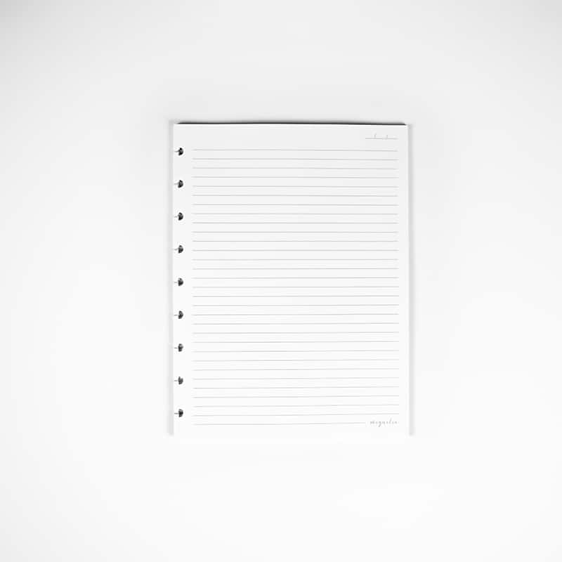 REFIL CADERNO DE DISCO MAGNÓLIA PAUTADO M 30 FLS - Magnolia Iguatemi Esplanada