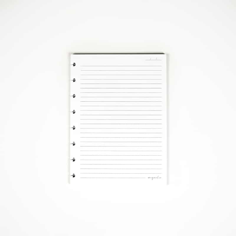 REFIL CADERNO DE DISCO MAGNÓLIA PAUTADO P 30 FLS - Magnolia Iguatemi Esplanada