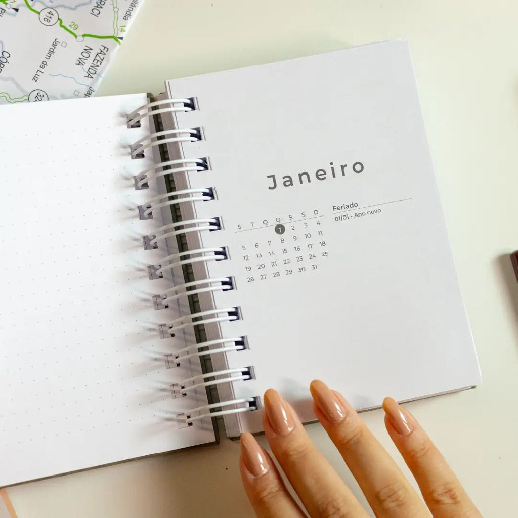 SMART AGENDA 2026 MAGNOLIA BOHO ARCOS MARROM - Magnolia Iguatemi Esplanada