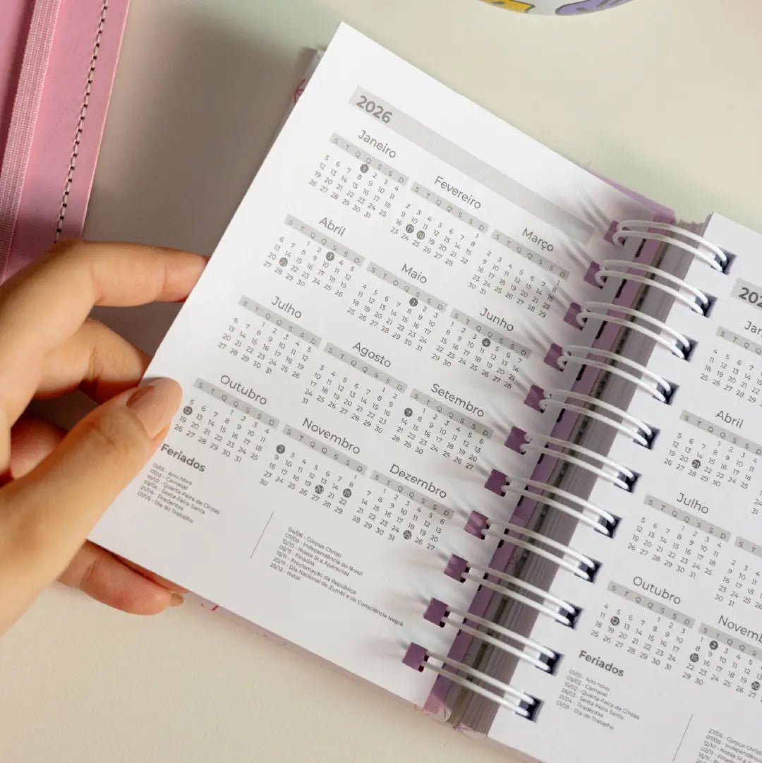 SMART AGENDA 2026 MAGNOLIA CANDY SPARKLES - Magnolia Iguatemi Esplanada